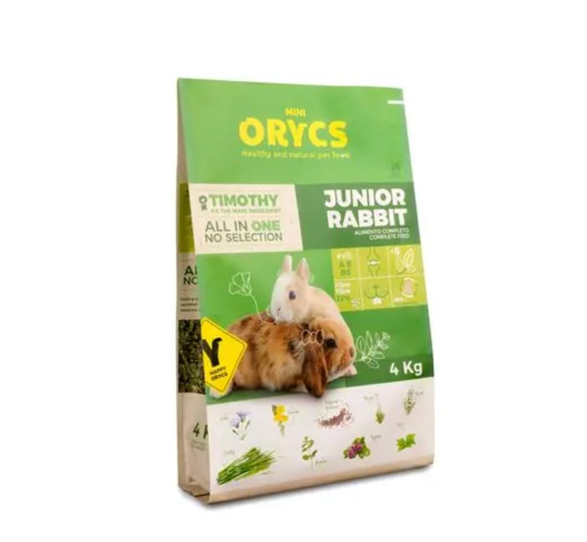Alimento Natural para Júnior Conejo 4 kg