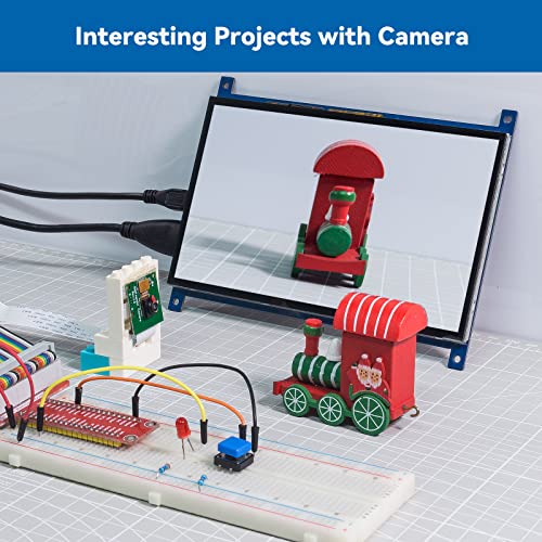 image for SunFounder Ultimate Starter Kit for Raspberry Pi 4B 3B+ 400, Python C 