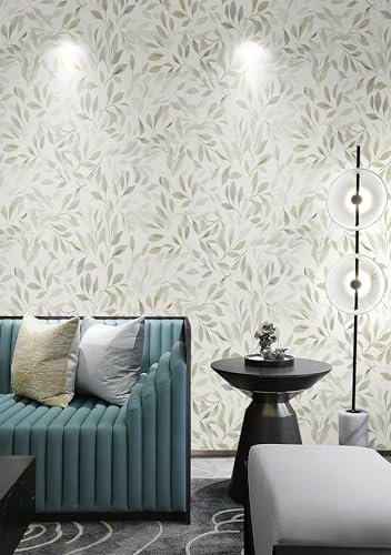 Miniatura 3 de Xupingjiti Papel Pintado Autoadhesivo Con Flores, Hojas De Acuarela Y Flores, Papel De Pared, Lámina Autoadhesiva, Vintage, Lámina Decorativa Para Muebles, Lámina Adhesiva De Vinilo De Pvc