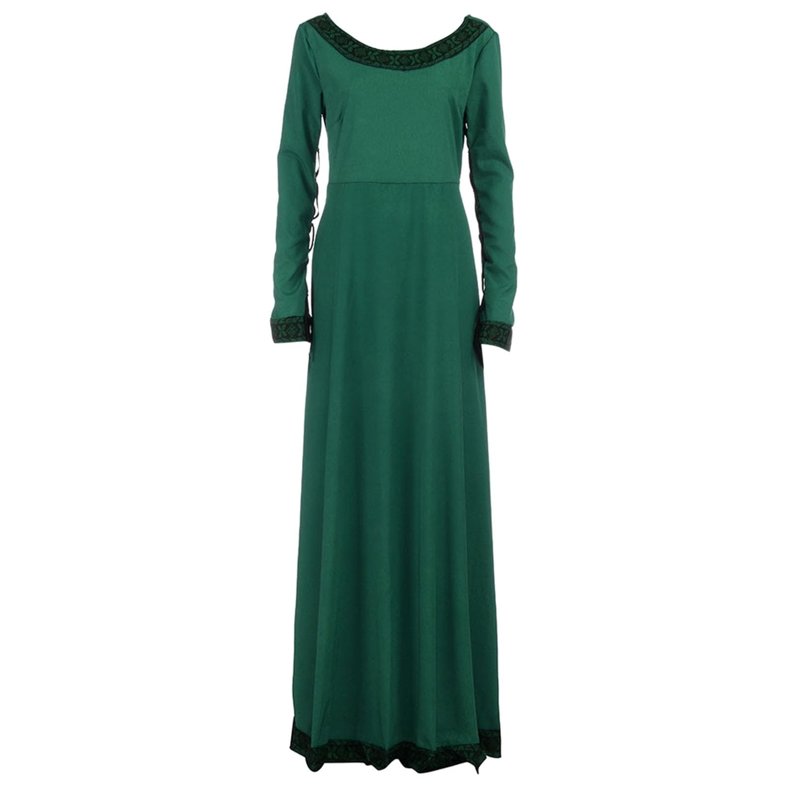 Robe Vampire Médiévale Halloween : Le costume gothique grande taille élégant - 4