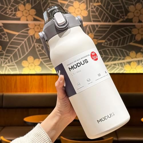 Garrafa Térmica De Grande Capacidade Em Aço Inoxidável 304 Com Ca...