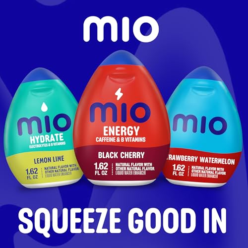 Image of MiO Energy Black Cherry Liquid Water Enhancer, Caffeinated, 1.62 Fl Oz (Pack of 4)