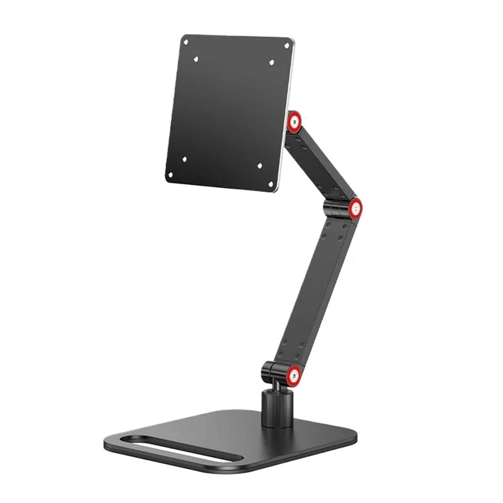 ZTCHSENZT Portable Metal Monitor & Tablet Holder - Adjustable Desk Bracket For 14-24 Inch Monitors,