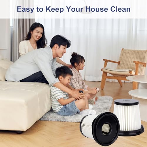Image of IW3511 BU3521 Filters Replacement Part For Shark IW3511 IW1111 IW1120 Detect Pro Lightweight Cordless Stick Vacuum Cleaner and Shark BU3523 Clean Empty Auto-Empty System Portable Handheld Vacuum,8Pcs