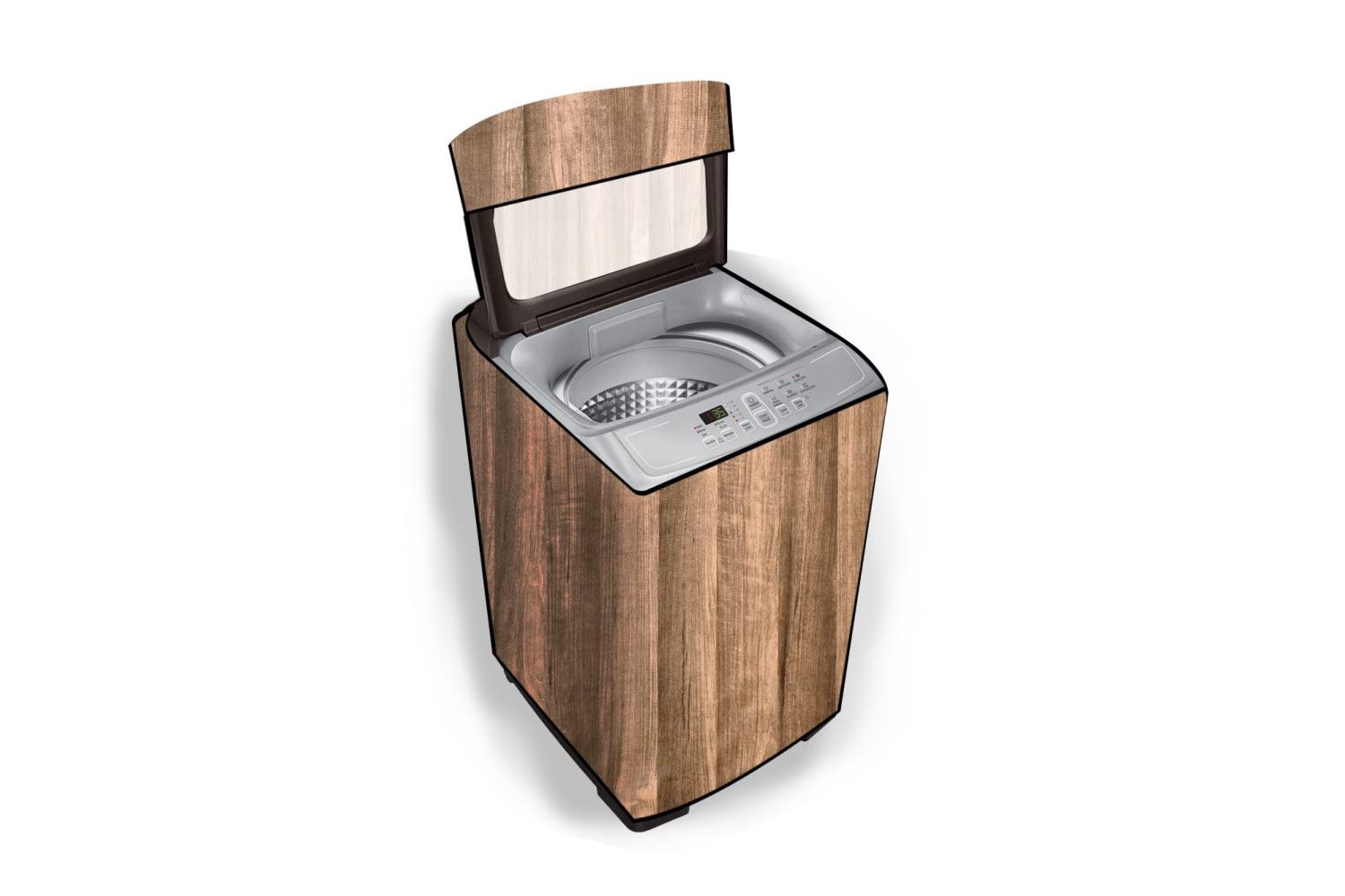 Stylista Top Load Fully Automatic Washing Machine Cover Compatible for Whirlpool 6 kg, 6.2 kg, 6.5 kg & 7 kg, Wooden Pattern Grey (B0CJ935G5T) Amazon Price History, Amazon Price Tracker