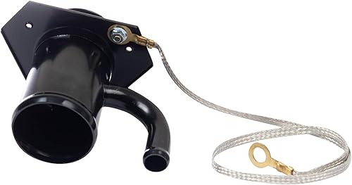 Vista 76 de TRQ Cuello de llenado de depósito de combustible negro compatible con Toyota Sienna 2004-2010