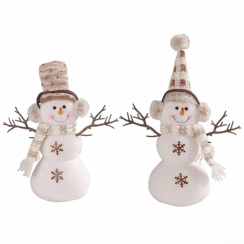 Weihnachts Schneemann Figuren Set 32cm für deko Weihnachts Schneemann
