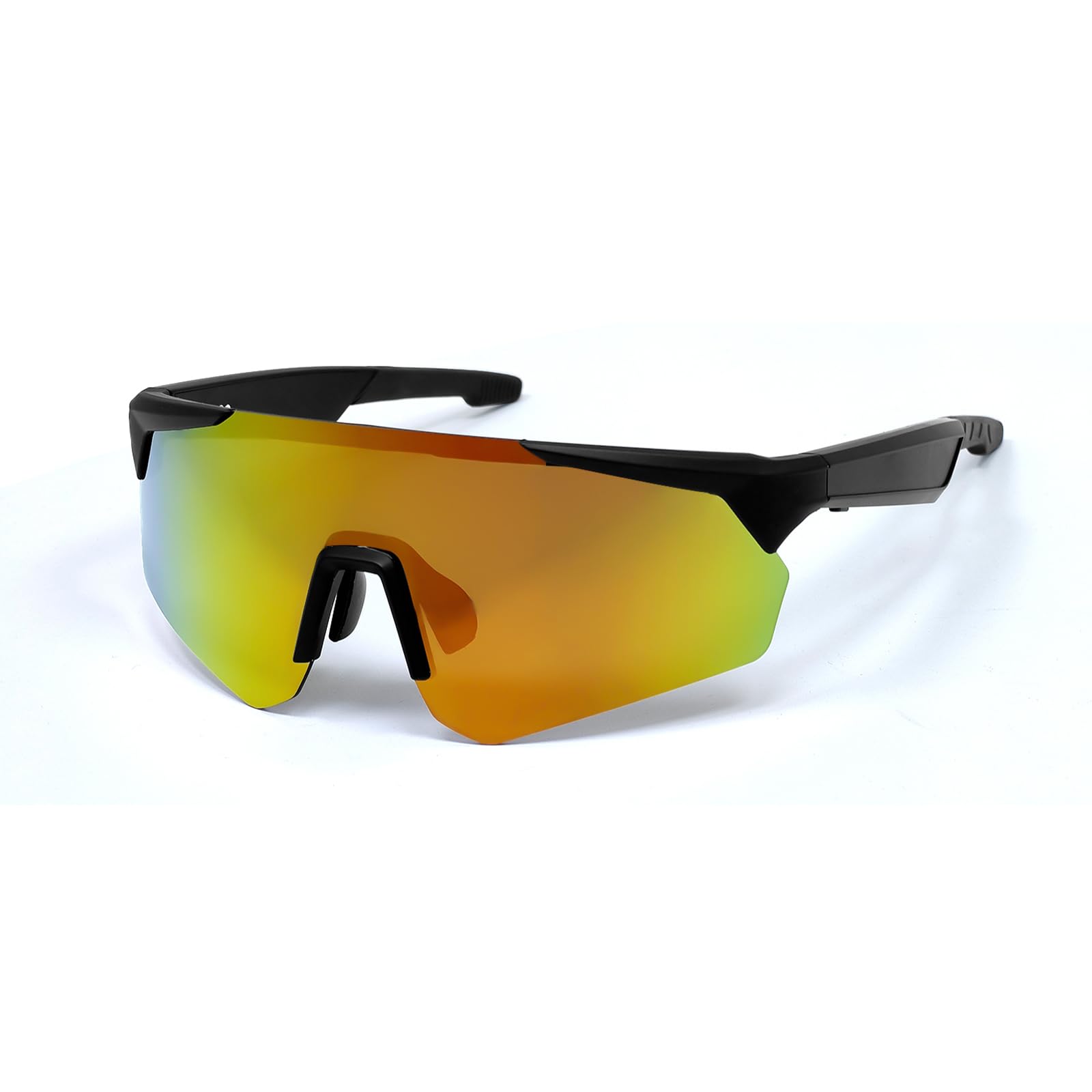 Polarized Cycling Smart Sunglasses Bluetooth Audio Smart Glasses for Men Women Sport with Dual Stereo Speakers Open Ear