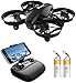Produktbild Potensic Mini Drohne mit Kamera Dual Akkus RC Quadrocopter Drohne 2.4Ghz FPV Live Übertragung Ferngesteuerte Drohne Spielzeug Drohne für Einsteiger Auswechselbarer Akku Höhe Halten Schwerkraft- A20W