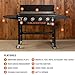 Blackstone Omnivore Outdoor Flat Top Gas Griddle w/ Hard Cover, 36” - for Breakfast, BBQ & Grilling w/ Steel Cooking Surface, Folding Side Shelves, Rear Grease System & Push-Button Ignition