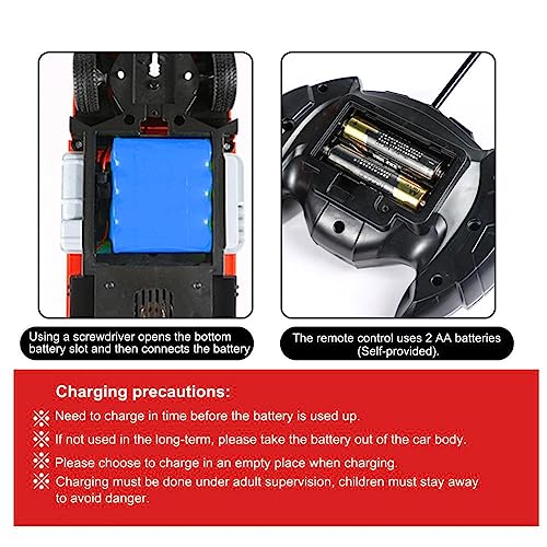 sillervan controle remoto caminhão bombeiros RC 33 polegadas, com botão água e simulação controle re