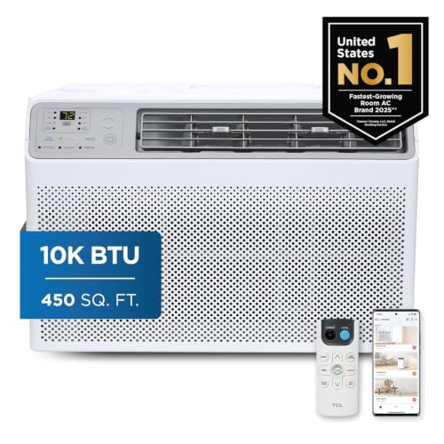 TCL 10,000 BTU Smart Window Air Conditioner, Fan, & Dehumidifier, Wi-Fi - image 2