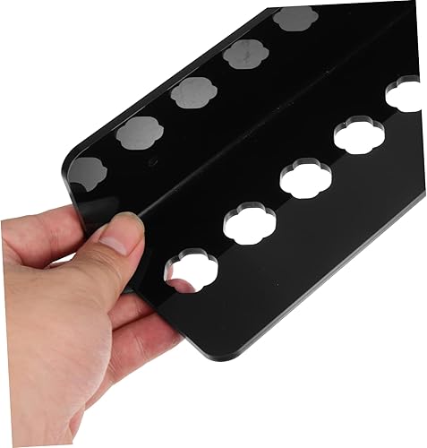 Miniatura 9 de Soporte de tijeras de acrílico para peluquería, organizador de almacenamiento de tijeras de peluquería con múltiples ranuras para herramientas y