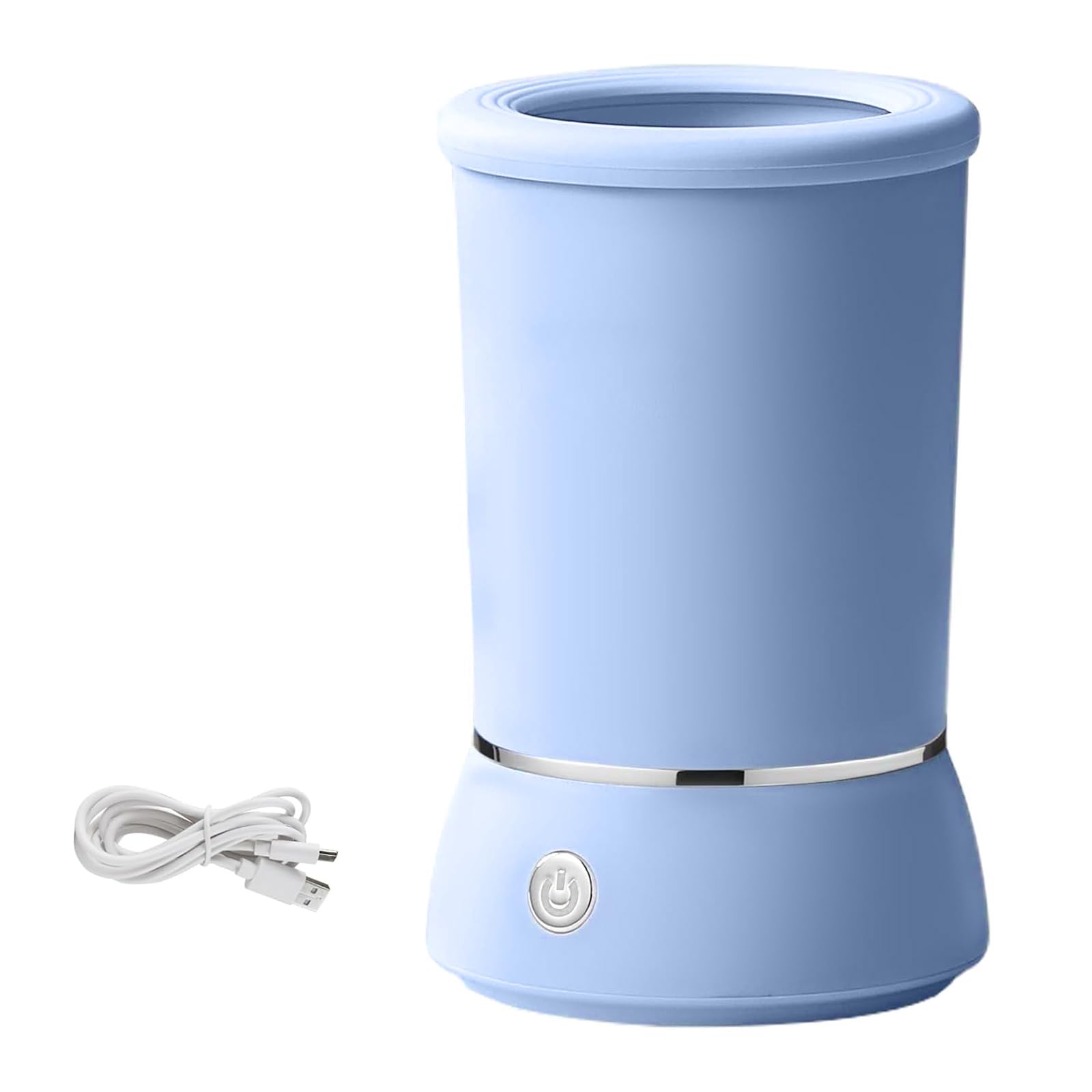 Tasse de nettoyage de pattes de chien rechargeable, laveuse électrique automatique, brosses en Silicone douces, conception pratique, laveuse de pattes pour animaux de compagnie, outil de nettoyage de