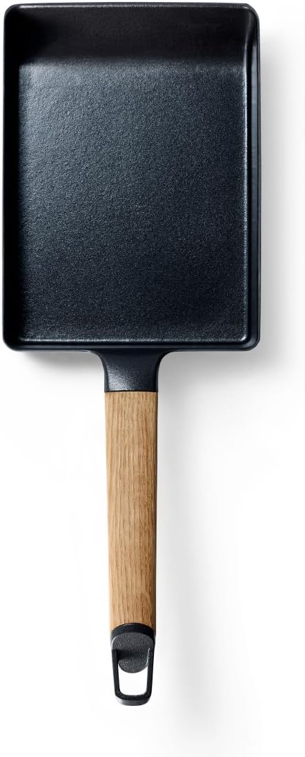 バーミキュラ フライパン EGG＆TOAST PAN オーク 瞬間蒸発 ガス・IH対応 鋳物ホーロー製 エッグ＆トーストパン 玉子焼き器 専用レシピブック付 FPET-OK