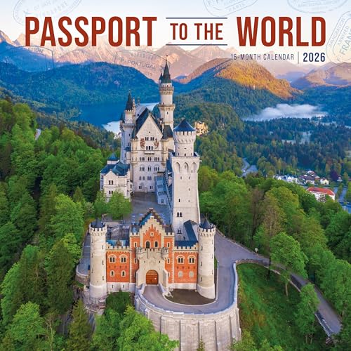 2026 Passports to the World Wall Calendar Multi-Lingual