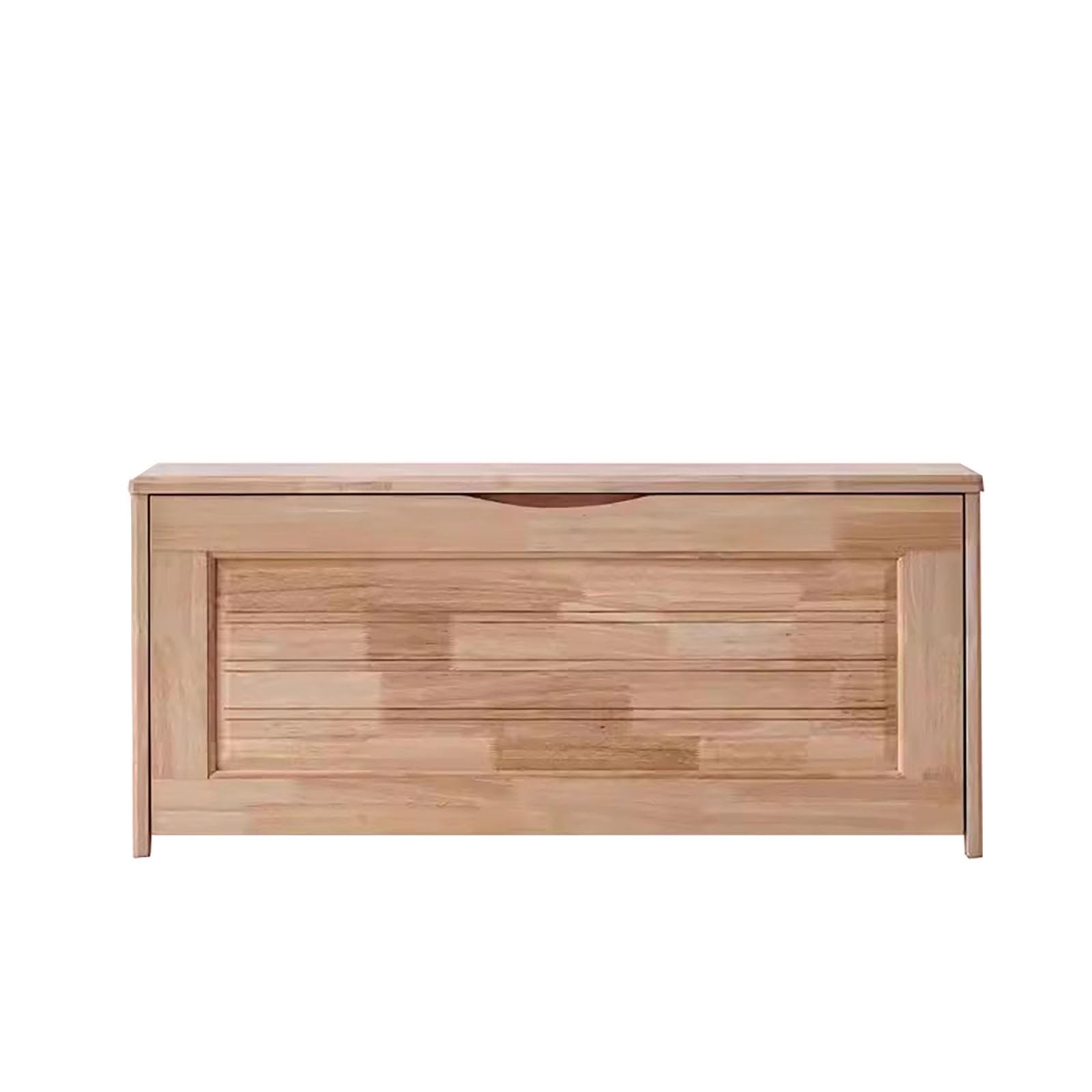 Banc de rangement en bois massif 60cm pour entrée et couloir