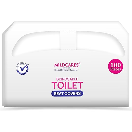 MildCares Disposable Toilet Seat Covers Pack of 100