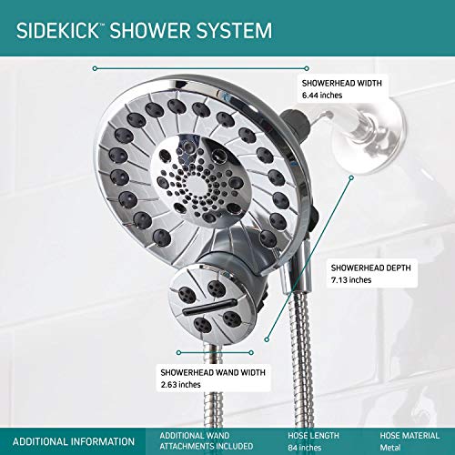 Cabezal de Ducha Peerless Sidekick con Mando y Manguera miniatura 6