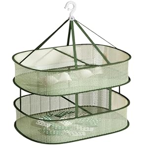 Caliee Pullover-Trockenständer 2 Ebenen Netzstoff