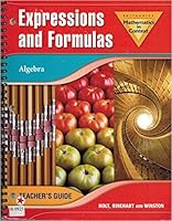 Holt Math in Context: Expressions And Formulas Teachers Guide Grade 6 0030398045 Book Cover