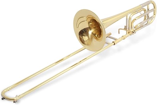 TSTS Tenor Trombone Musical Instrument B Flat to F Key Tenor Trombone Beginner Trombone