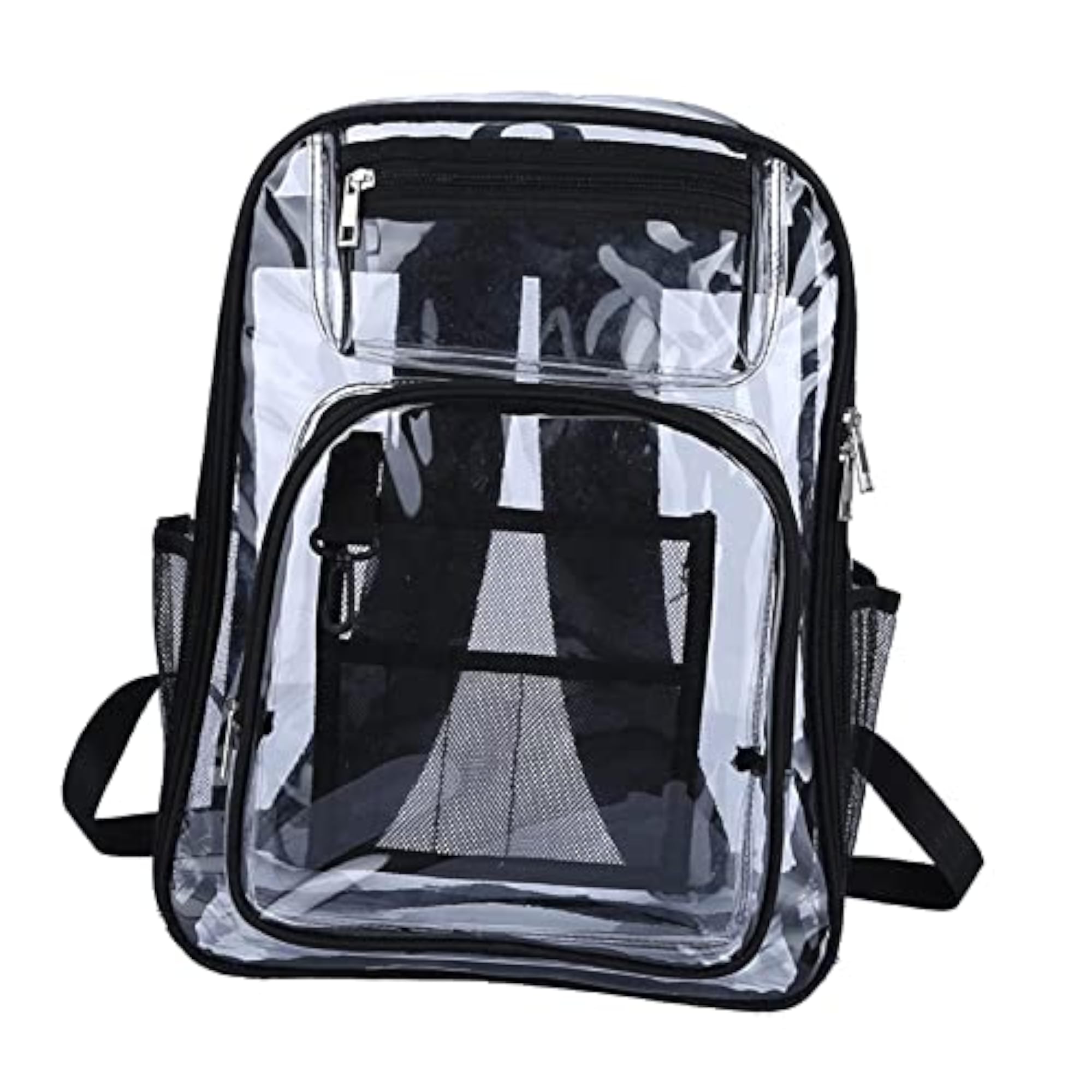 Transparent Backpack with Reinforced Strap