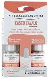 Casco Cavalo Kit Selagem Base Nylon+Niveladora 9Ml