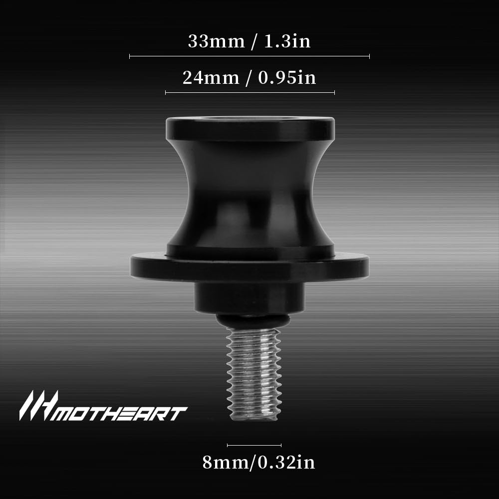 Paddock Stand M8 Swingarm Bobbins For Kawasaki Ninja ZX-6R 636