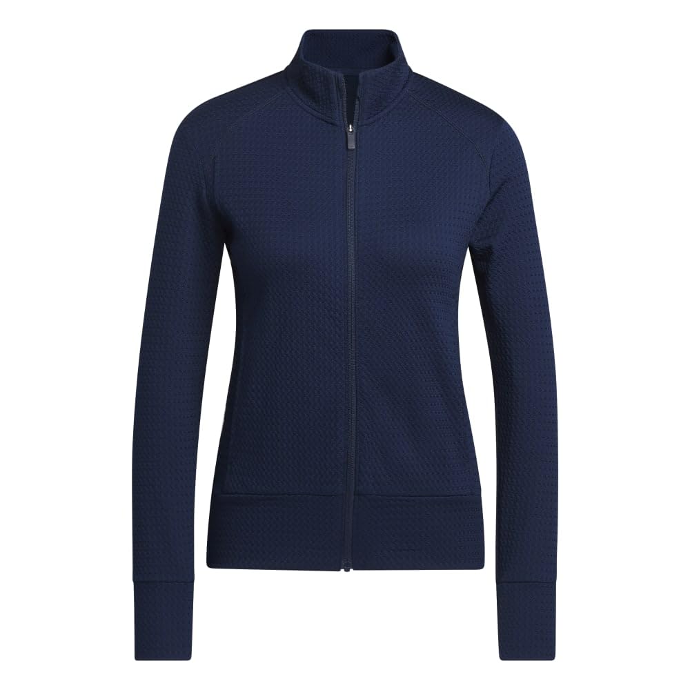 adidas Women's Ultimate365 Textured Jacket, Collegiate Navy, XL