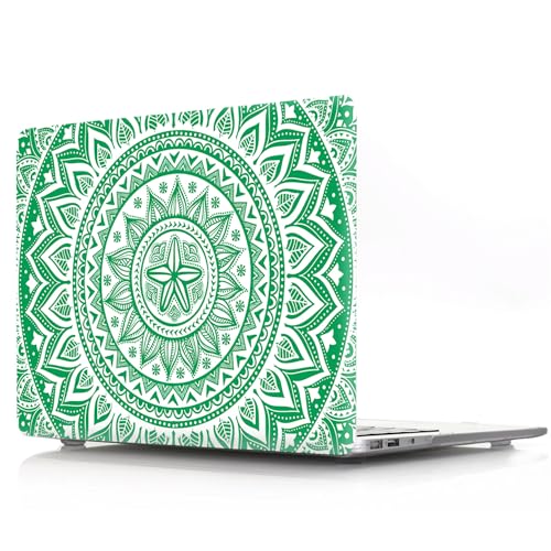Funda rígida para MacBook Pro 15 A1707 contra arañazos con diseño Paisley y protector