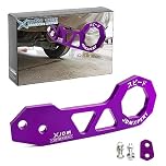x xotic tech Auto Aluminum JDM Rear Tow Hook Kit Racing Style Trailer Towing Ring Decoration Car Accessories, Universal Fit Car, Truck, SUV, Most Vehicles (Purple)