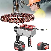 Automatic Electrical Wire Threading Machine,Wire Threader Wall Wiring Machine,Automatic Electrician Wire Threading Machine 15mline-25000mAh