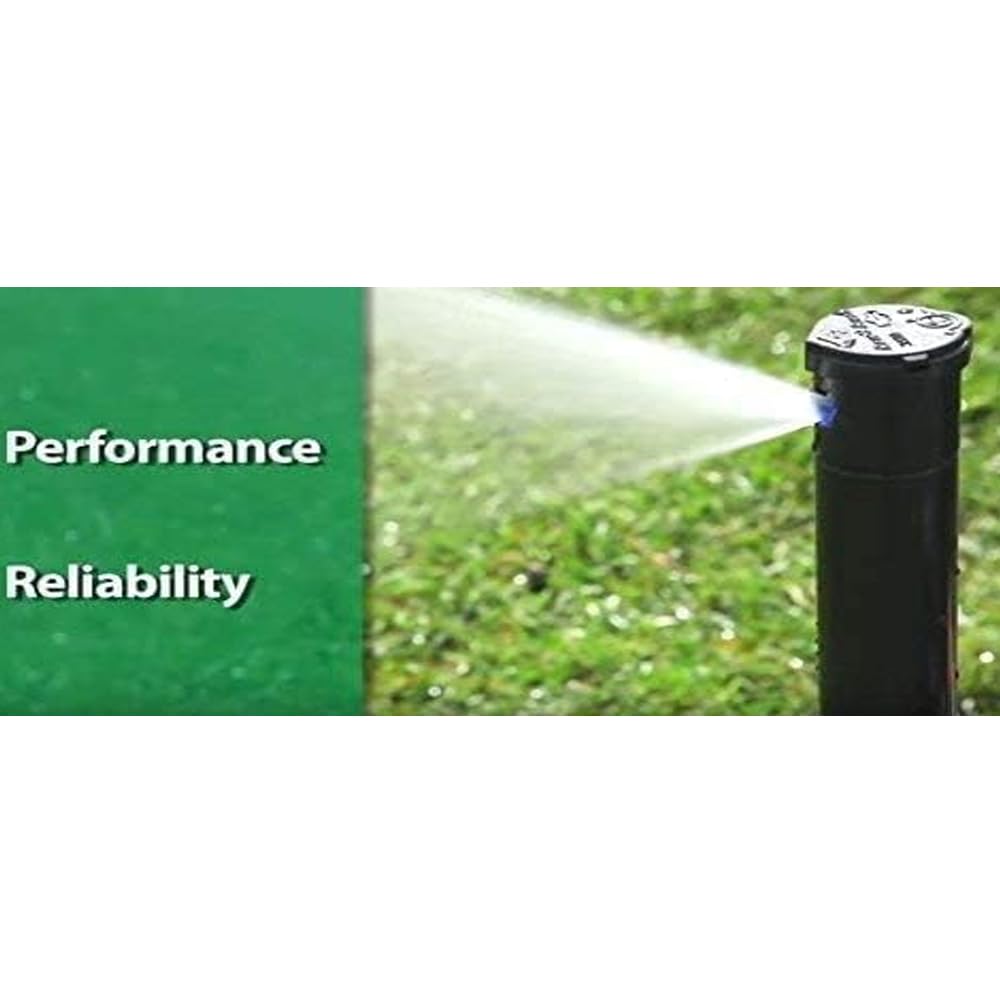 Set di 5 IRRIGATORI R.Bird 3504-PC. Portata da 4,60 a 10,70 metri. Filettatura femmina 1/2", nero