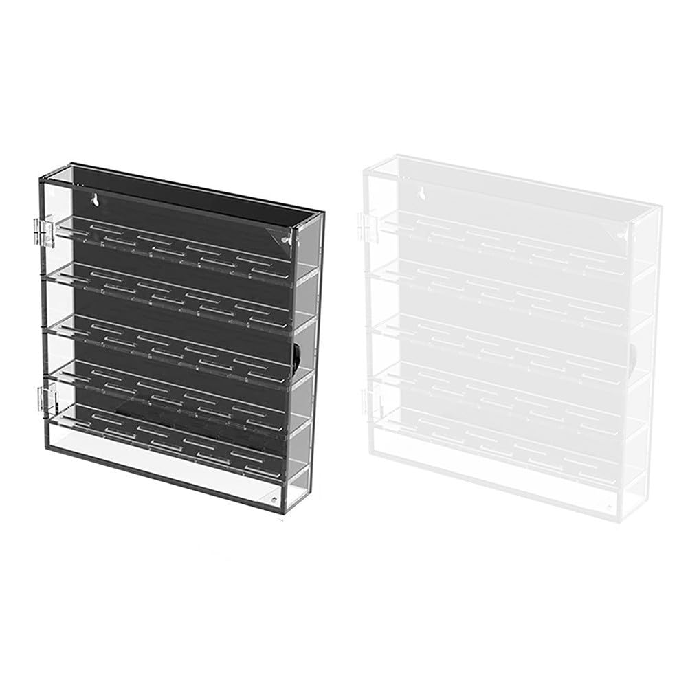 Vitrina de monedas de acrílico para insignias con estante extraíble