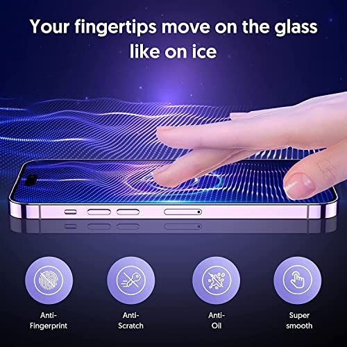 Image of STP FEEL (Pack of 1 Tempered Glass Screen Protector For iPhone 16 Pro 5G (6.3 Inch) | Edge to Edge Coverage Screen Protector Guard With Installation Kit
