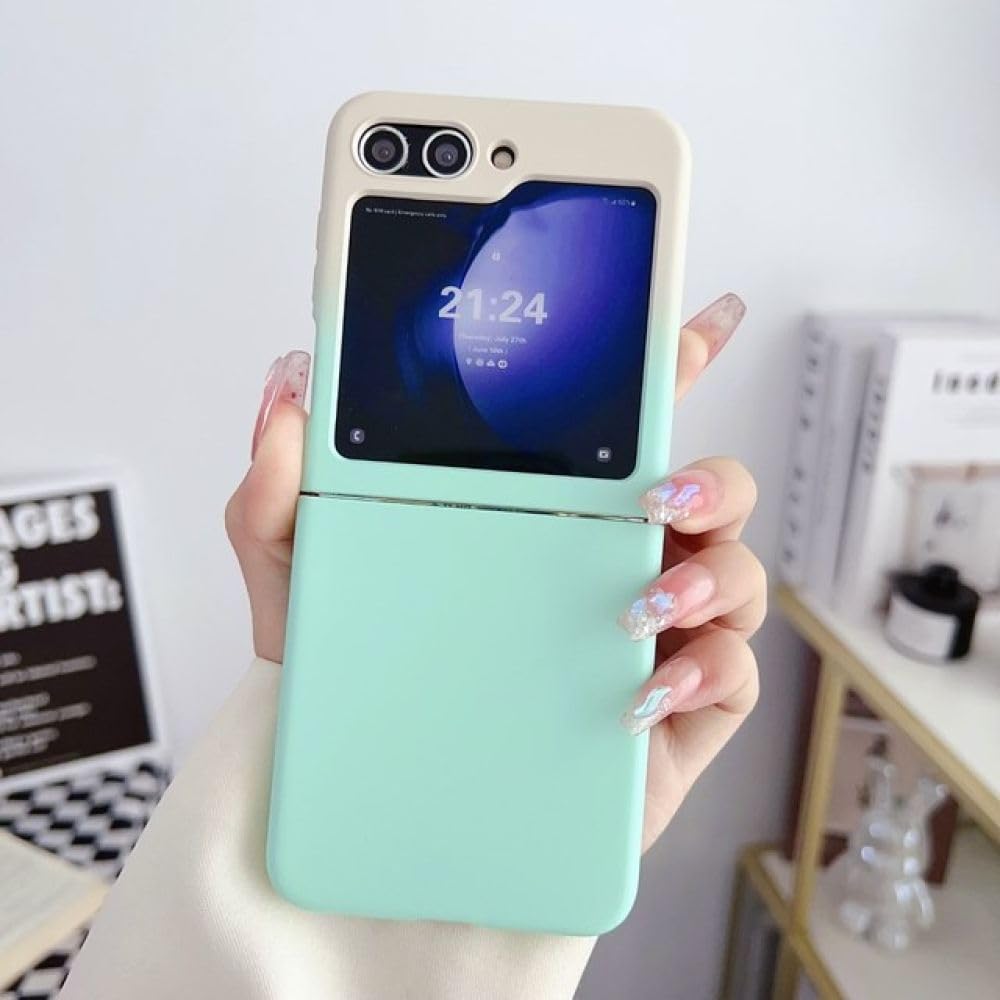 Coque Galaxy Z Flip 5 antichoc dégradé rigide mat - 7