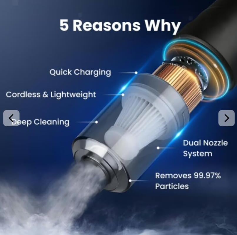 SWZEC dustaclean handstaubsauger - Handheld Vacuum Original (Black)