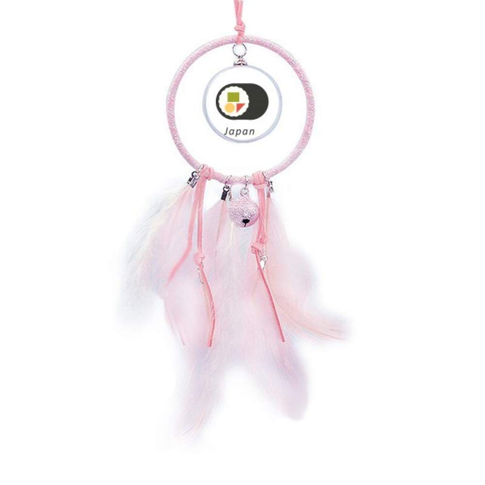 Atrapasueños de sushi maki para decoración japonesa de dormitorio con campana