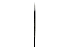 Professional Winsor & Newton Series 7 Kolinsky Sable Brush, Round SH #000 for Acrylic Painting
