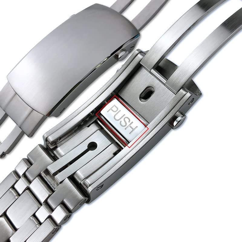 Boucle déployante Omega Seamaster 20 mm résout les fermoirs cassés en acier - 4