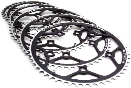 Tiso Shimano 130 mm 53d alu7075t6 CNC – Bicycle Chain Ring – Black