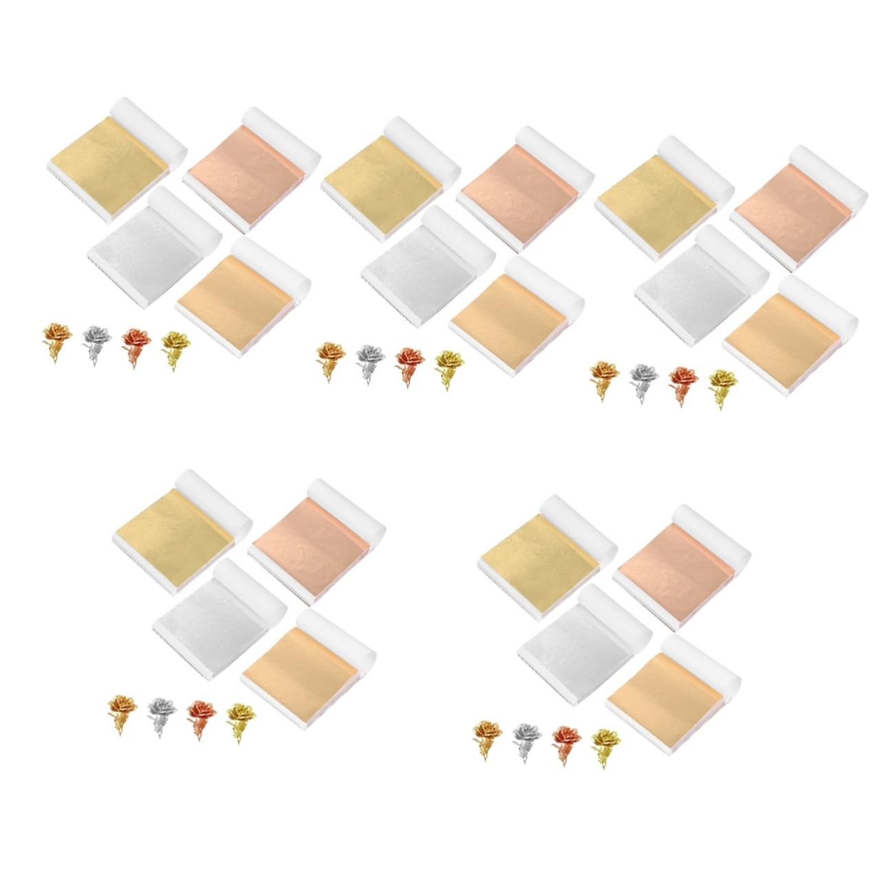 Feuille d'ongle dorée pour réussir vos créations de nail art et décoration de mobilier