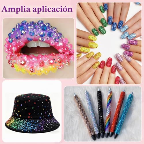 Kit bedazzler completo para regalar con pedrería de cristal para tazas 2