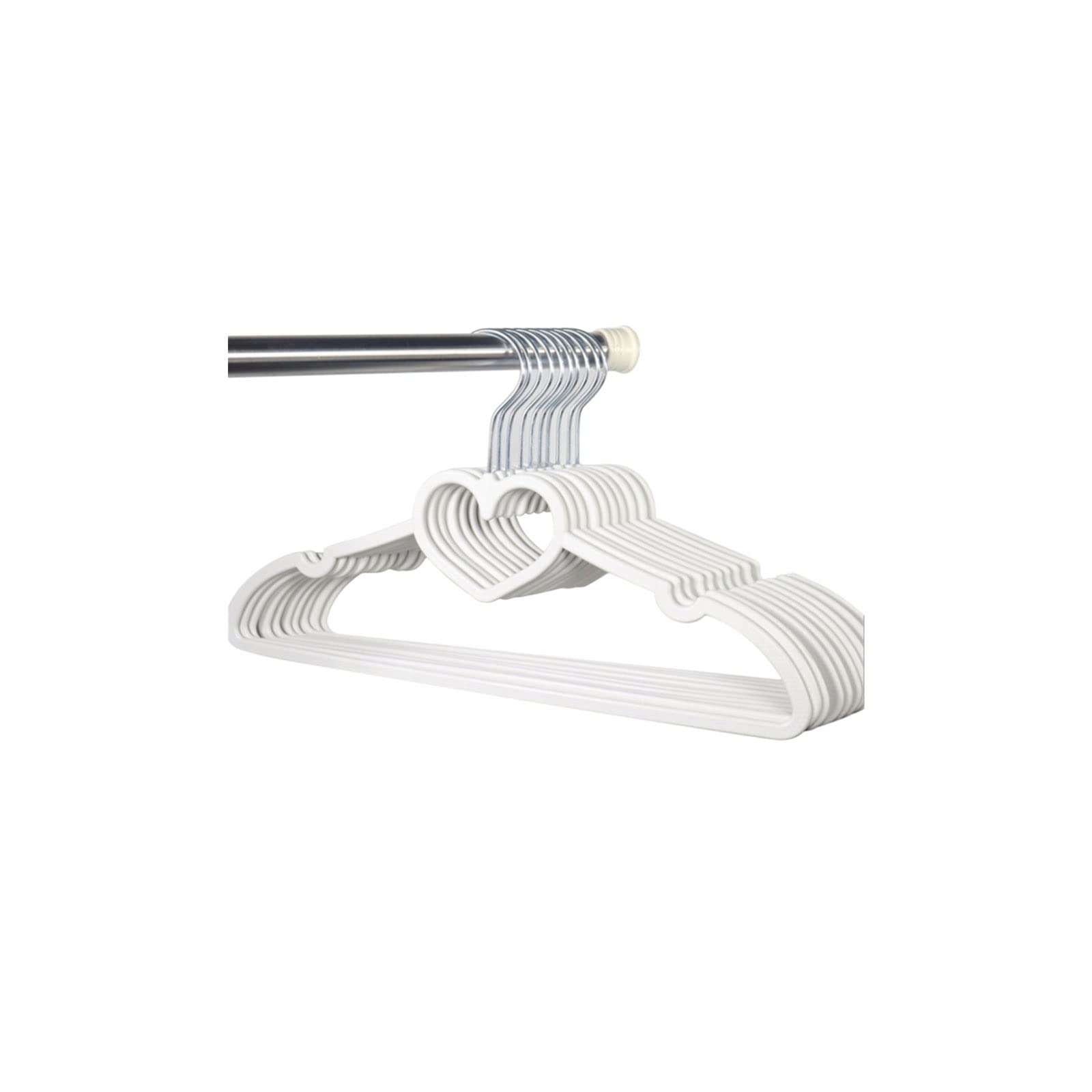 GONMDOPY Coat Hangers,5Pcs Clothes Hanger,Pattern Coat Hanger for for Clothes, Coats, Dress, Shirt, Jacket, Space Saving/White a/Size