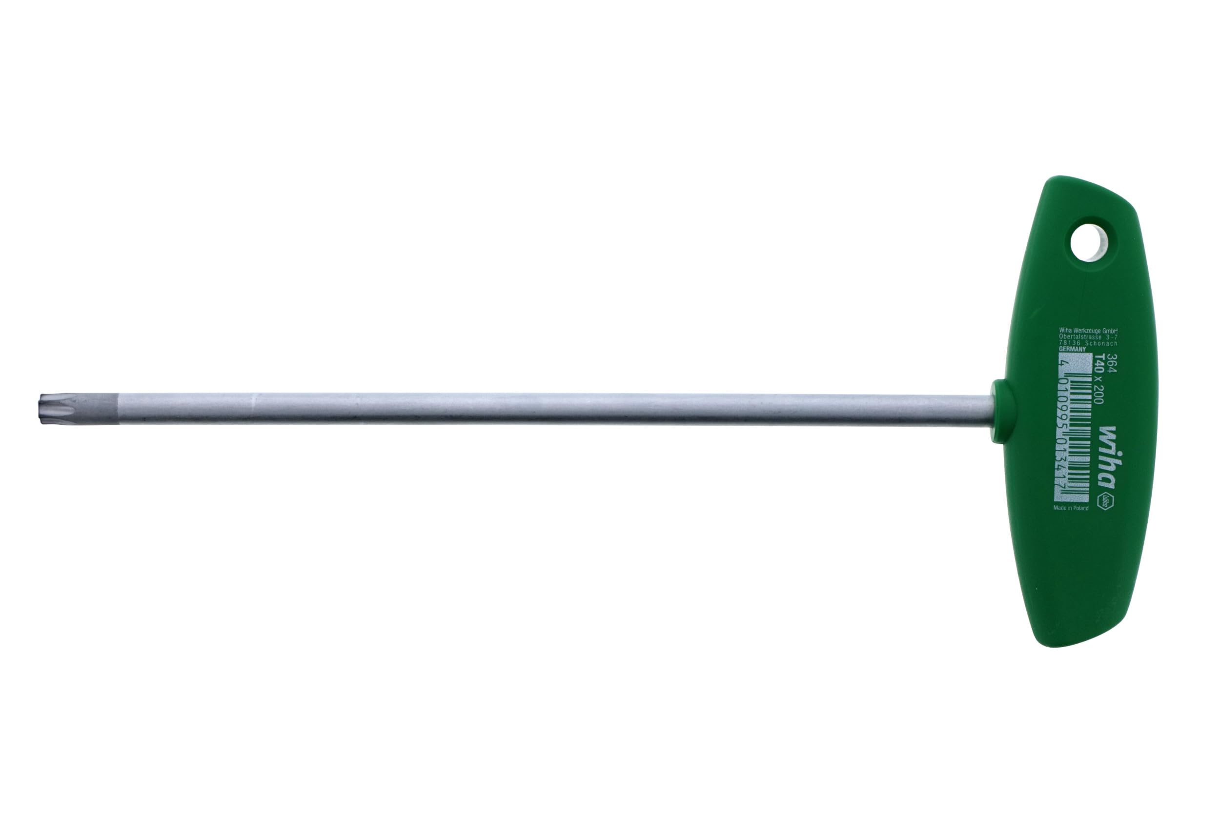 Clé Torx T40 Wiha 36442 avec poignée en T Ergo Grip 200 mm de précision