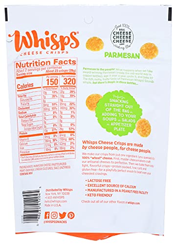 Cello Whisps Pure Parmesan Cheese Crisps, 2.12 Oz #TOP2