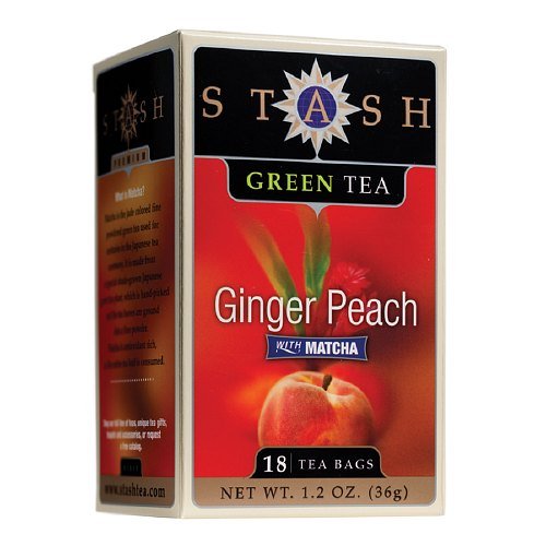 Stash Premium Tea Green Tea, Ginger Peach Green Tea 18