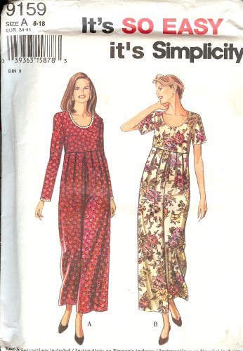 Simplicity 9159 Jumpsuit le patron de combinaison pour l'été