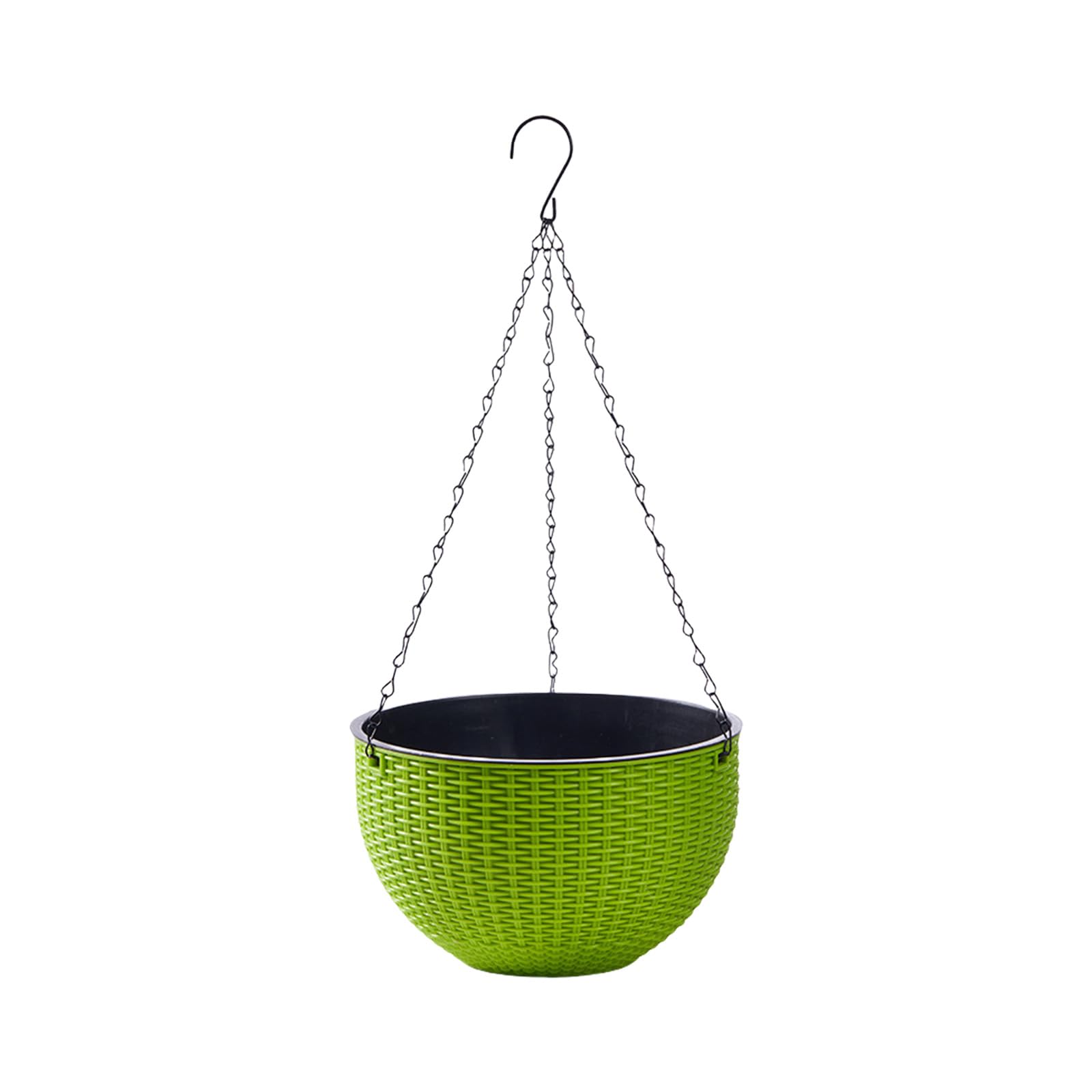 HDOYTXXM Indoor Plant Container Rattan Pattern Designs Flower Pots Hanging Planter Basket for Small Potted Plant and Hanging Pots